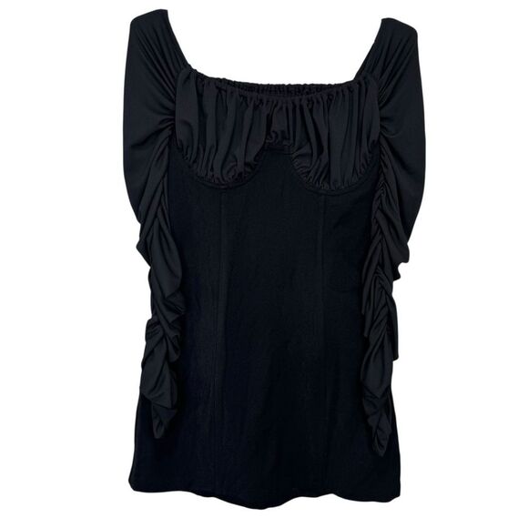 NEW NBD Revolve Carlota Carlotta Mini Dress Black Size Medium - Picture 3 of 7